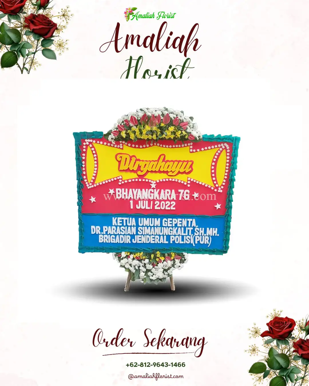 Papan Bunga HUT Ulang Tahun Pesantren